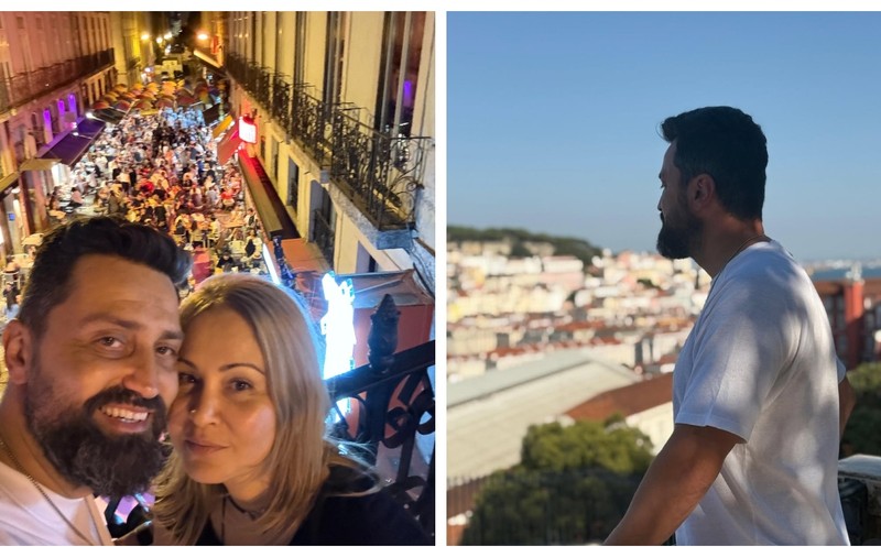 Cum au apărut chef Orlando Zaharia și soția lui în Lisabona. Fanii au fost surprinși când i-au văzut. „Ne-am dorit mult să ajungem acolo”