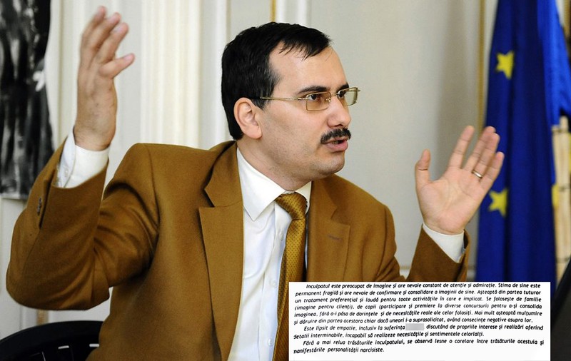 DOCUMENT. Ce evaluare i-a făcut Serviciul de Probațiune lui Drăghici: „Obsedat să fie admirat și lipsit de empatie”. Cum șantaja vedetele?