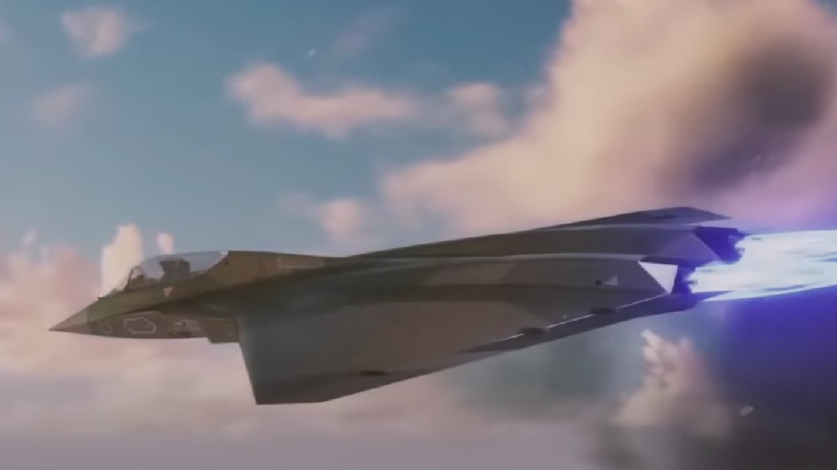 Prototip al avionului de vânătoare Tempest Captură YouTube