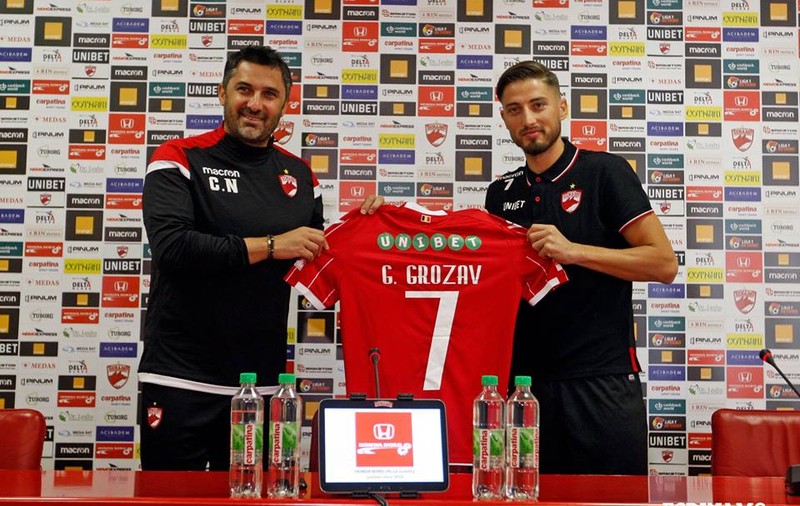 Prezentarea oficială a lui Gicu Grozav la Dinamo: ”Sunt fericit”