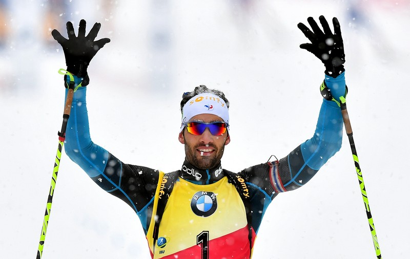 Martin Fourcade, învingător în urmărirea pe distanța de 12,5 km de la Ruhpolding
