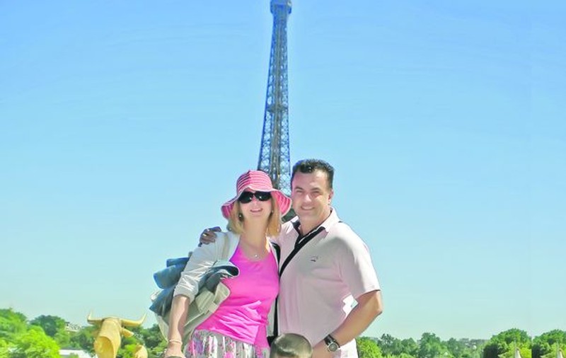 Iuliana Marciuc, Adrian Enache şi băieţelul lor au fost în vacanţă de 1 iunie