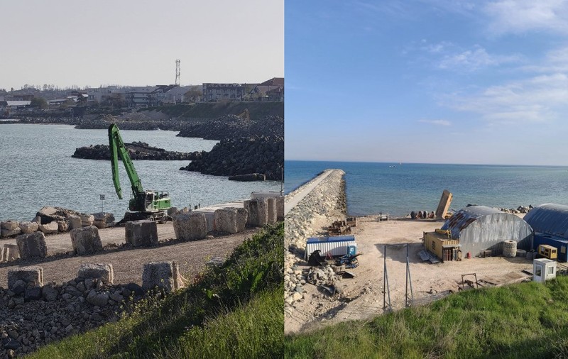 Mai mulți excavatoriști decât turiști, de 1 Mai, pe plajele de pe Litoral