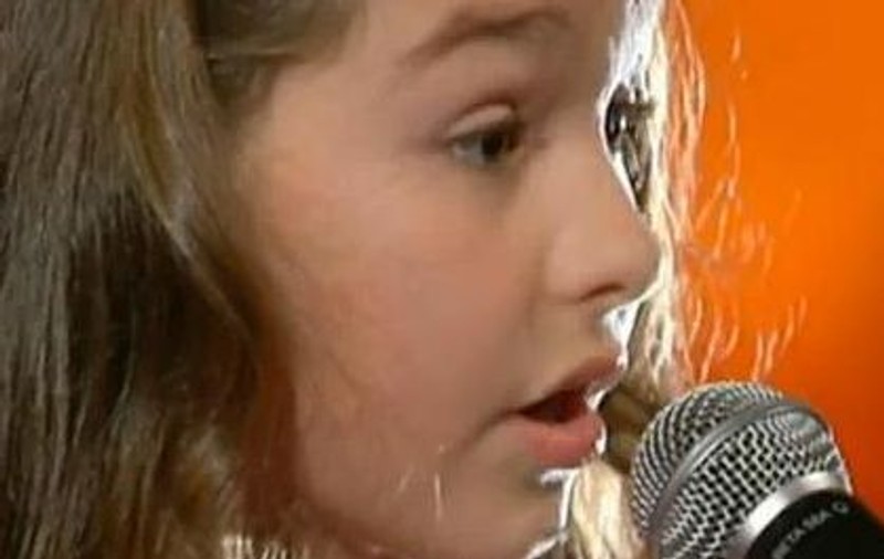 Video | O româncă de opt ani a impresionat Italia la emisiunea "Ti lascio una canzone"