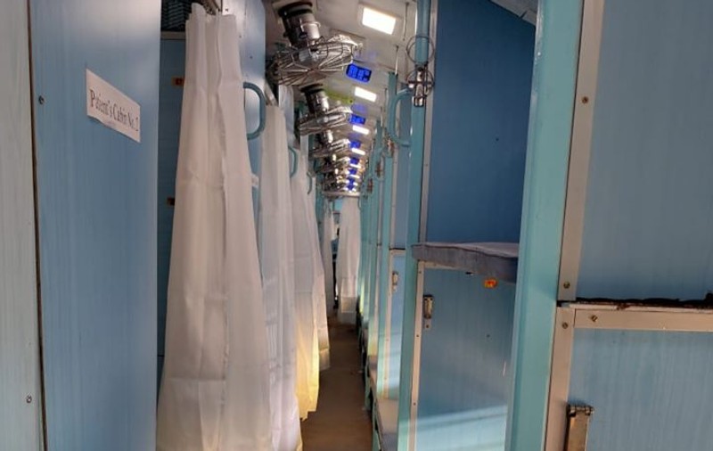 India și-a închis rețeaua de cale ferată pentru prima oară în ultimii 167 de ani. Trenurile au fost transformate în spitale