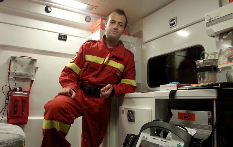 Un tânăr din Siria are sute de ore de voluntariat pentru SMURD