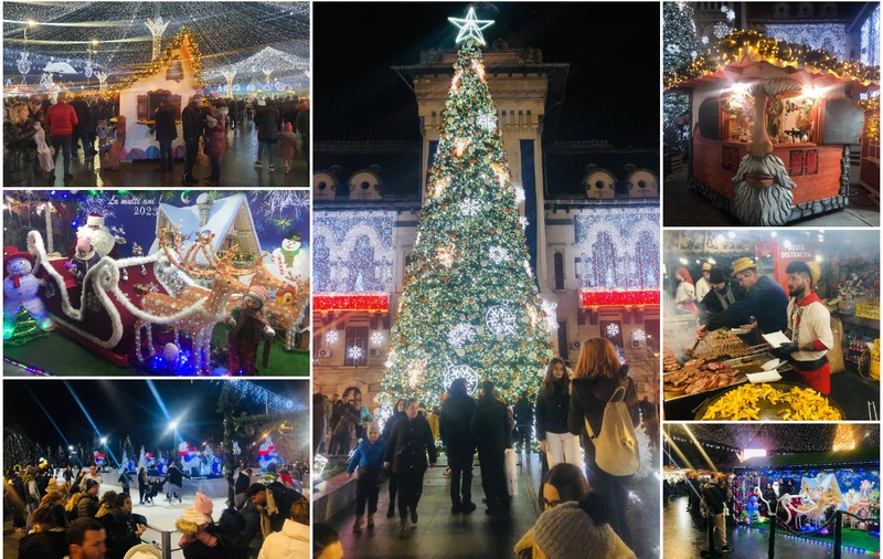 REPORTAJ. Craiova rivalizează cu Viena și cu Budapesta la Târgul de Crăciun: vin fiert mai ieftin, porții-gigant, la preț de Occident