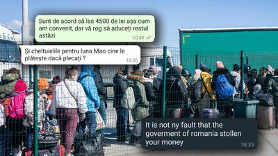 Refugiati ucraineni in Romania acuza ca nu si-au primit banii de mancare acordati de statul roman