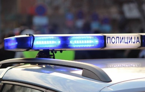 Mașină poliție din Serbia