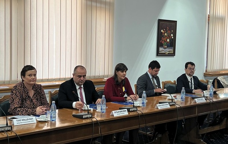 Laura Kovesi, vizită la Parchetul General. Ce a discutat cu procurorul general al României