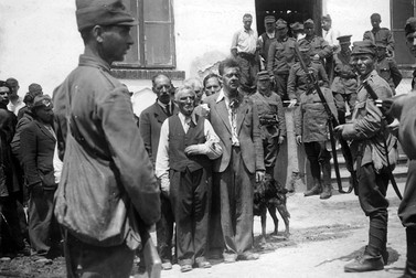 Imagine din timpul pogromului de la Iași, din iunie 1941