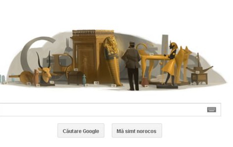 Google îl omagiază pe arheologul Howard Carter, cel care a descoperit mormântul lui Tutankamon
