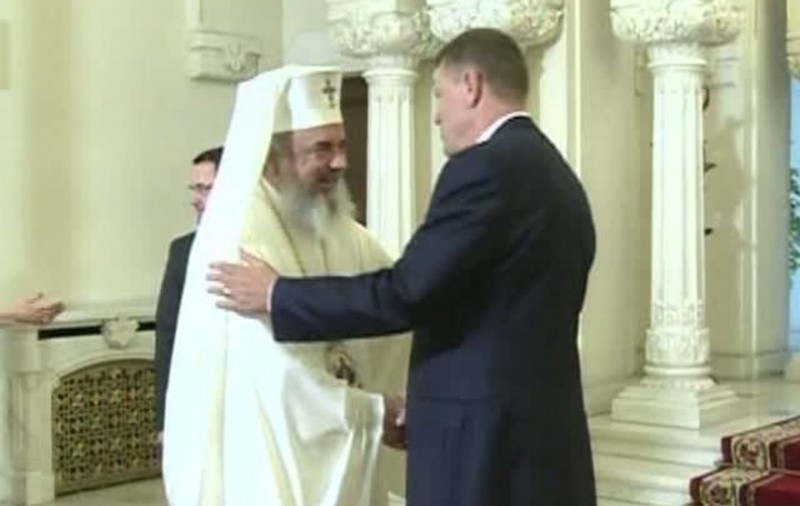 Klaus Iohannis, întâlnire privată cu Patriarhul Daniel