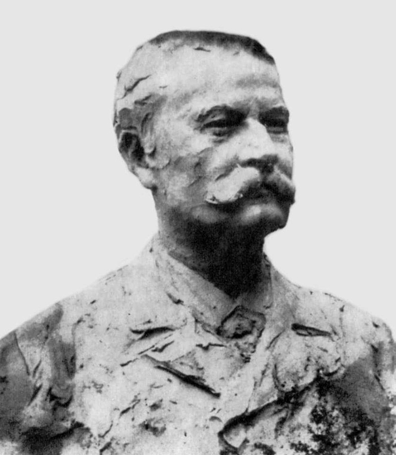 Bustul profesorului Zaharia Samfirescu, realizat de Constantin Brâncuși, Foto: Arhiva Muzeului UMF Iași