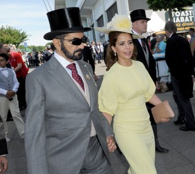 Șeicul Mohammed Al Maktoum și Prințesa Haya Bint Al Hussein în 2017
