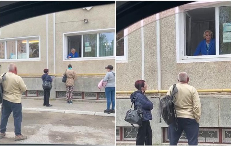 La un cabinet medical din Cluj, pacienții își spun problemele la geam. Medic: „Nu introducem 20 de pacienți o dată în cabinet”