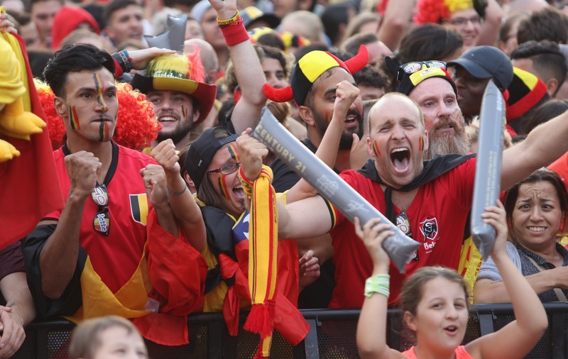 Belgia exultă după calificarea "Divolilor roșii" în semifinalele Cupei Mondiale de fotbal 2018