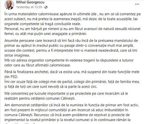foto: Captură Facebook Mihai Georgescu