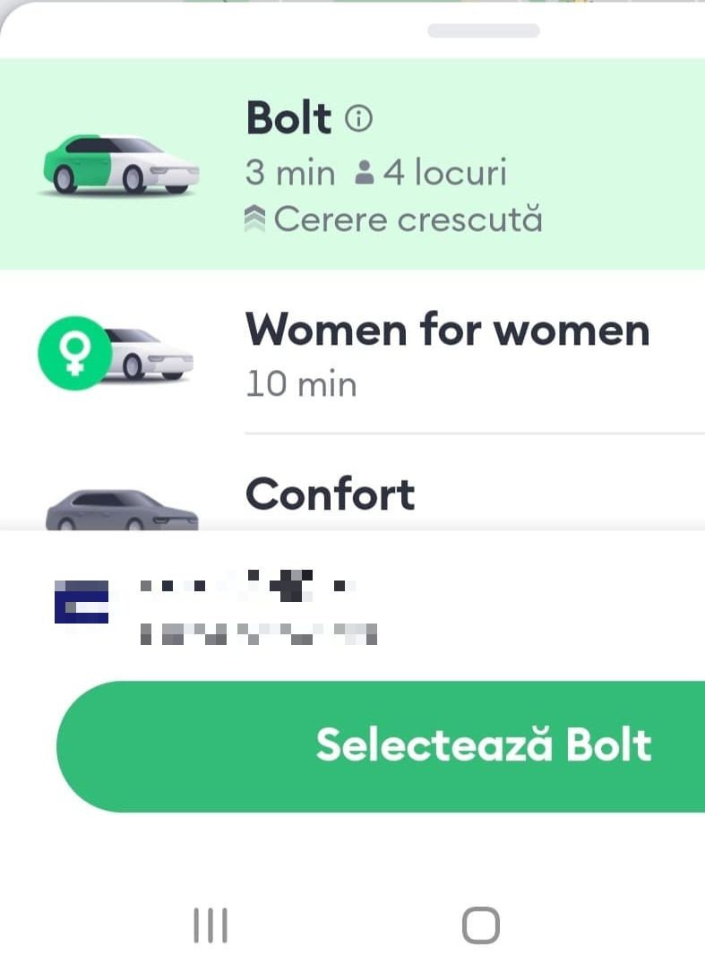 Opțiunea "Women for Women", valabilă de astăzi, 12 septembrie, în aplicație