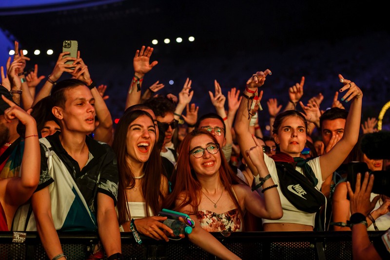 Adolescenți la UNTOLD 2022 | Mediafax Foto / Dan Horia Tautan