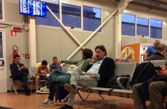 Dario Bonetti, pe aeroportul din Cluj FOTO: stiridesport.ro