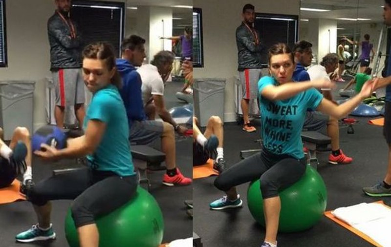 Simona Halep, de la petrecere, la sala de forță. Vezi când debutează Simo la Miami