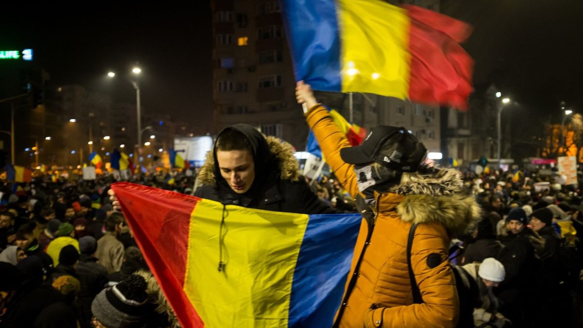 Protestele din România arată că românii au prins curajul și determinarea pentru a-și apăra convingerile FOTO: Hepta