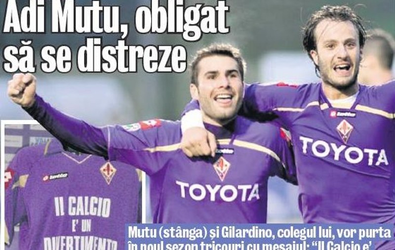 Adi Mutu, obligat să se distreze