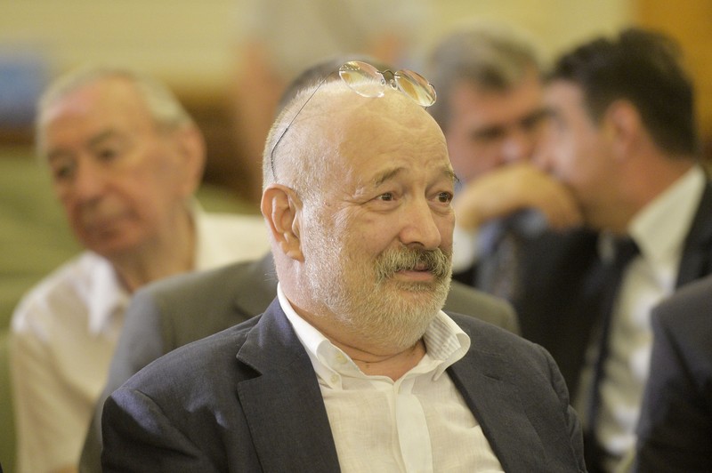 Stelian Tănase, în 2018, la lansarea Asociației Mircea Ionescu Quintus | Sursa foto: Hepta