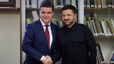 Zelenski îi mulțumește lui Nicușor Dan pentru dovezile despre drona căzută la Galați: „Faptele sunt cel mai bun leac împotriva minciunilor lui Putin”