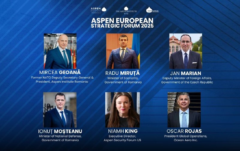 Aspen European Strategic Forum, la București, pe 19 septembrie 2025