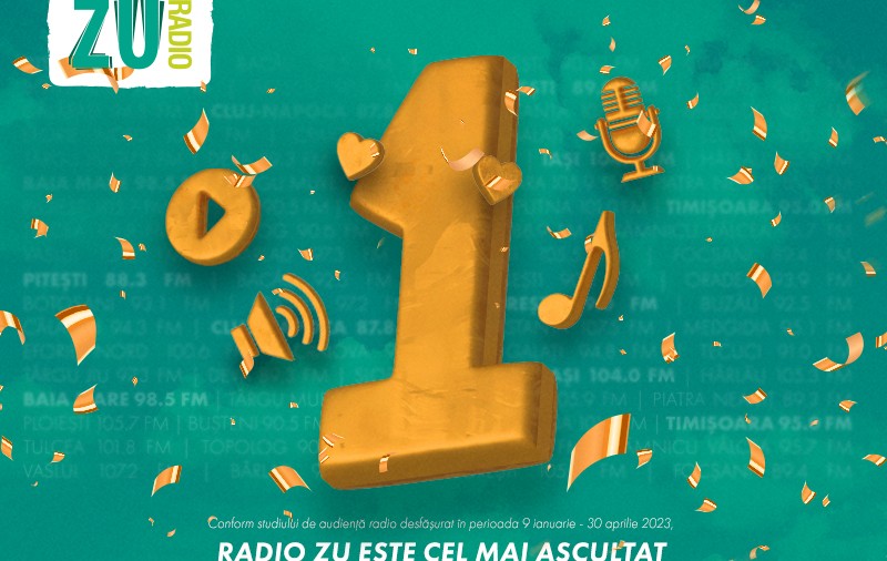 Radio ZU continuă să fie numărul 1. România simte, ascultă și este ZU!