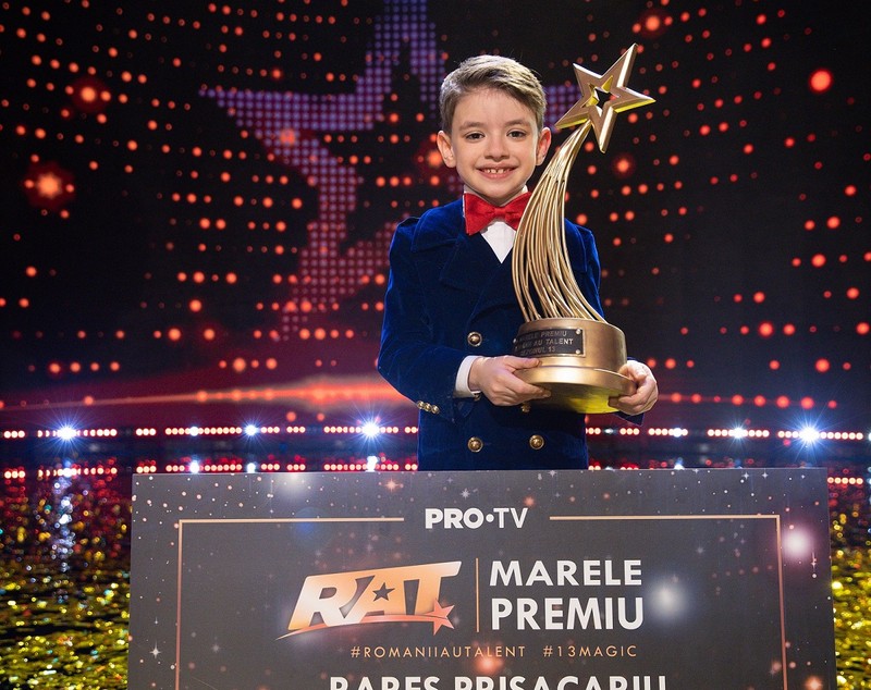 Ce face Rareș Prisacariu cu premiul de 120.000 de euro de la „Românii au talent”. Părinții au decis: „Și-a dorit un joc de lego și câteva cărți”