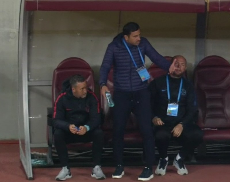Tensiuni la FCSB. Nicolae Dică l-a scos din sărite pe Mihai Stoica în finalul meciului cu Astra. Ce a făcut antrenorul | GALERIE FOTO