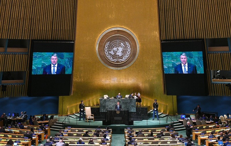 FOTO | Klaus Iohannis, intervenţie naţională în cadrul celei de-a 74-a sesiuni a Adunării Generale a ONU