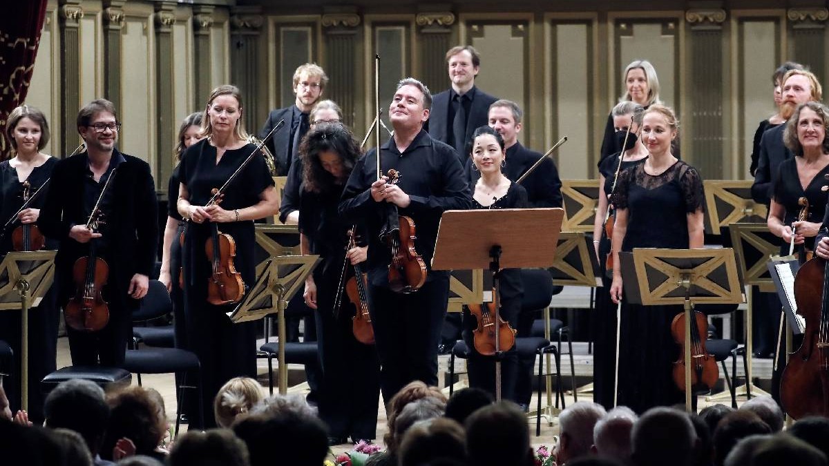 Imagine ilustrativă din timpul unuia dintre concertele de la Festivalul George Enescu