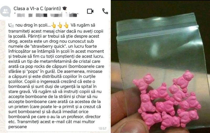 „Un nou drog în școli”, mesajul distribuit masiv pe grupurile de părinți din România, un fals grosolan care a creat panică: „Sunt duși de urgență la spital în stare gravă”