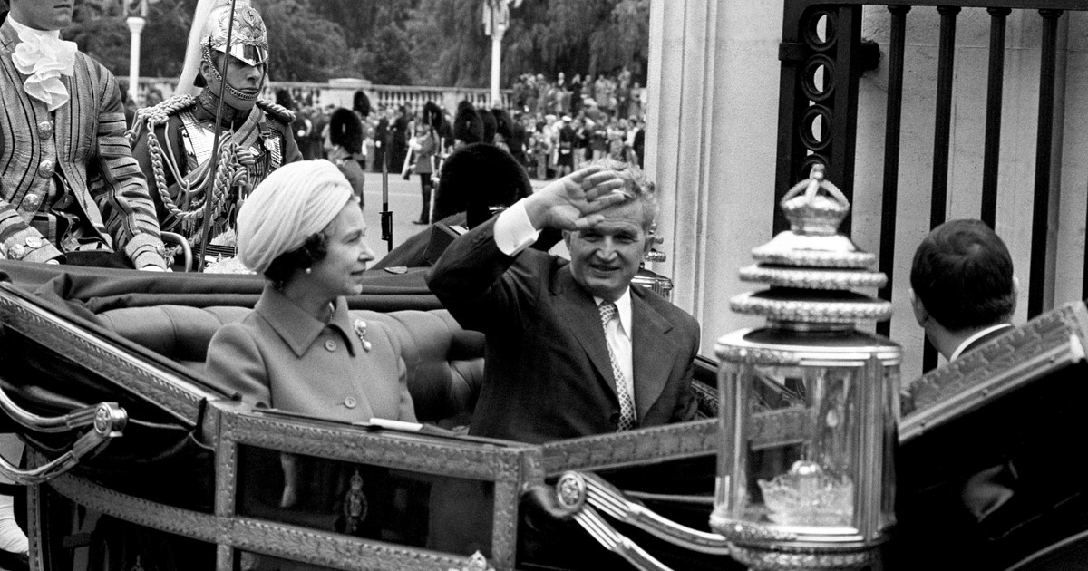 vizita soților Ceaușescu la Londra