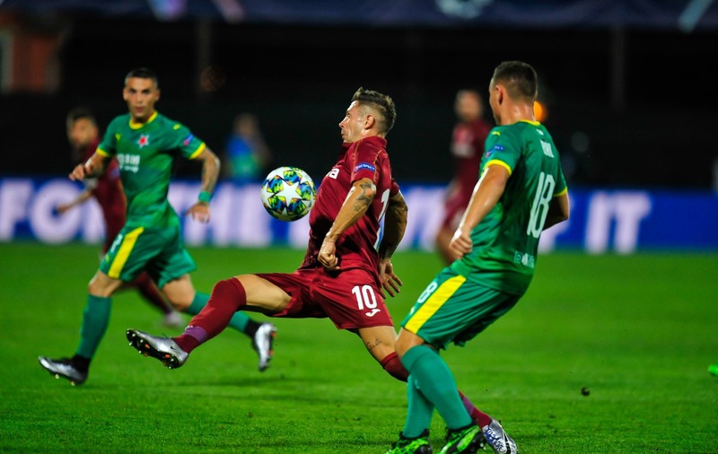 Slavia Praga - CFR Cluj 1-0, în play-off-ul din Liga Campionilor (în tur: 1-0). Ardelenii pierd duelul pentru 15.000.000 de euro! Mai departe, grupele Ligii Europa