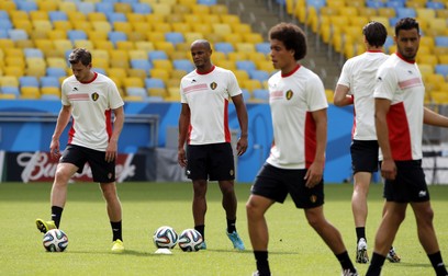 Belgienii s-au pregătit pentru a învinge Rusia FOTO: EPA
