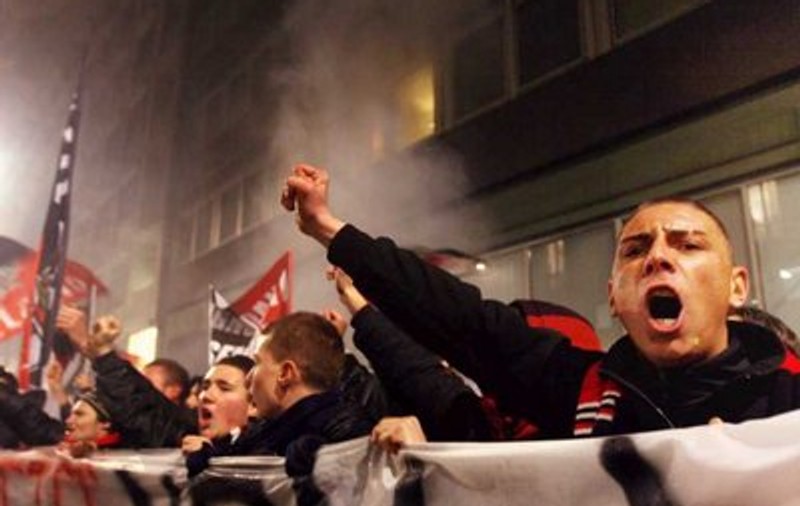 Proteste violente ale fanilor lui AC Milan