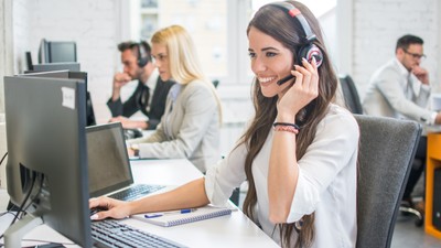 angajata in call center