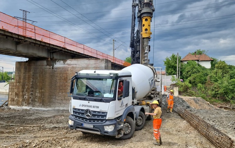 Încep lucrările la noul pod feroviar peste Someș, în Cluj-Napoca, pe magistrala către Oradea