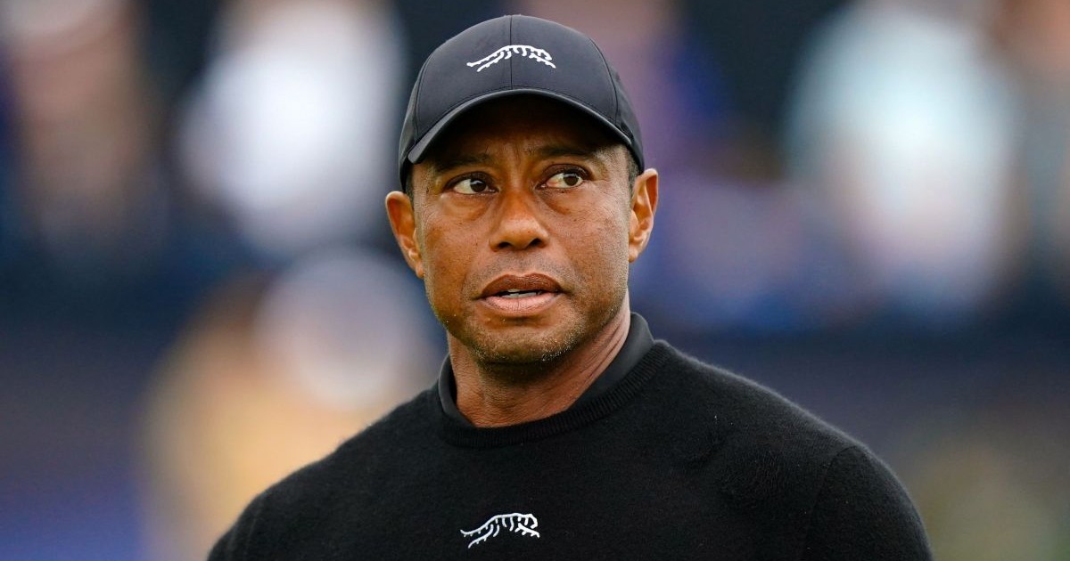 FILED - 17 July 2024, United Kingdom, Troon: US' Tiger Woods reacts after finishing his round on the 18th during a practice day ahead of The Open at Royal Troon. Woods has turned down the opportunity to captain the United States at the 2027 Ryder Cup, the PGA of America has announced. Photo: Zac Goodwin/PA Wire/dpa