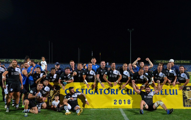 Finala Cupei Regelui 2018 la rugby câștigată de CSM București