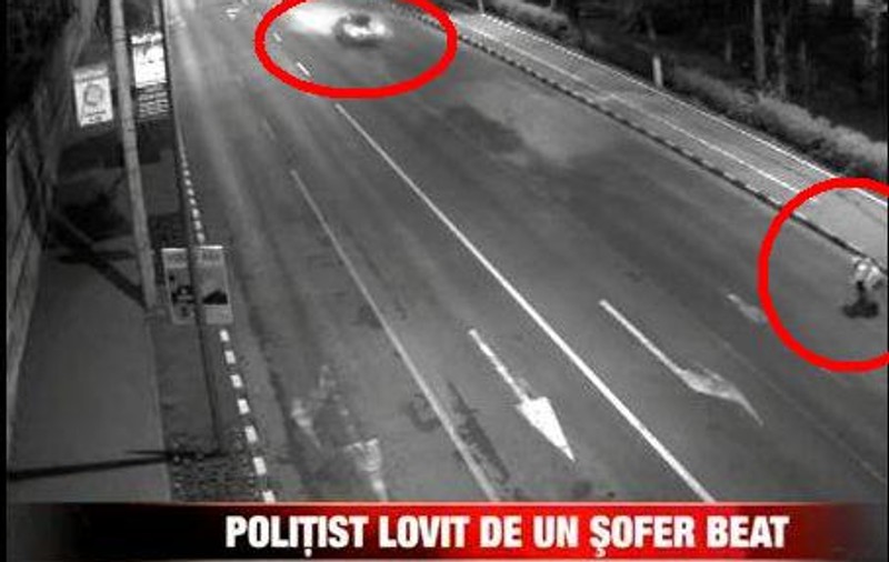 Un şofer beat a lovit un poliţist şi a fugit de la locul accidentului în judeţul Suceava | VIDEO