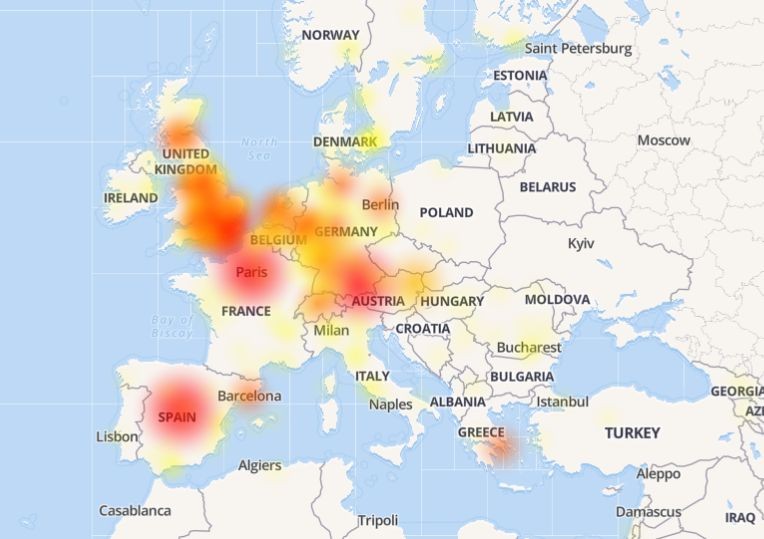 Probleme cu Yahoo Mail. Harta țărilor afectate
