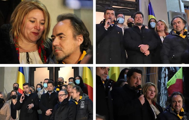 Liderul AUR Claudiu Târziu spune că „Bobby Păunescu s-a plasat la poză lângă noi, fără să fi cerut permisiunea”