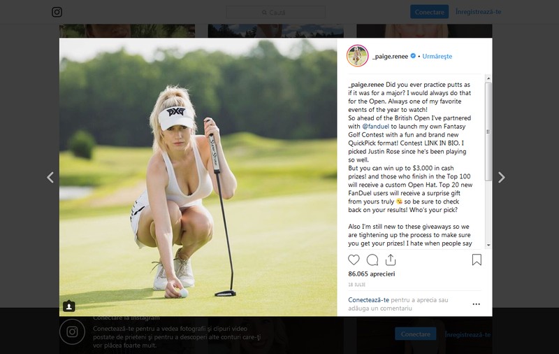 Cea mai provocatoare jonglerie din golf. Unde și-a băgat mingea această superbă jucătoare | FOTO&VIDEO