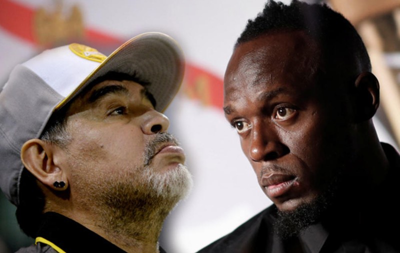 Maradona vrea să-l transfere pe Usain Bolt la Dorados, în Mexic!